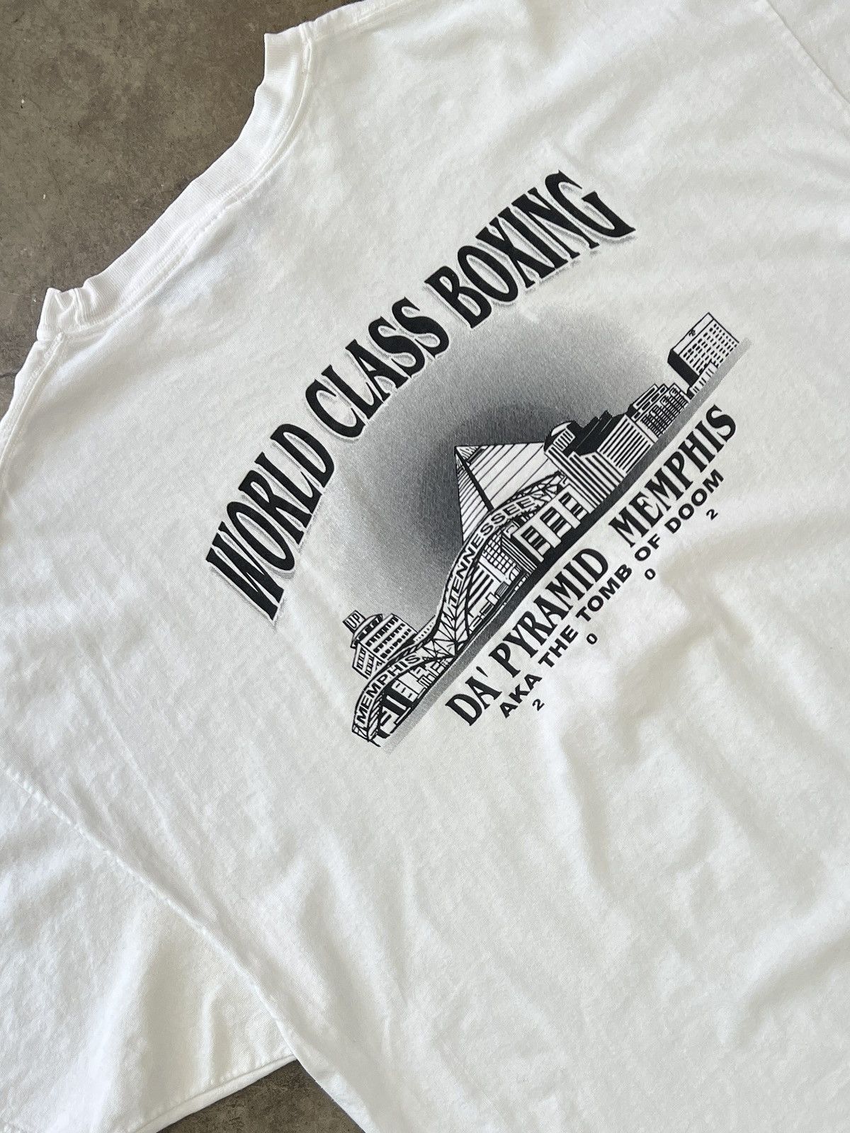 Vintage Vintage 2002 Mike Tyson Lennox Lewis Rumble on the River XXL Size US XXL / EU 58 / 5 - 4 Thumbnail
