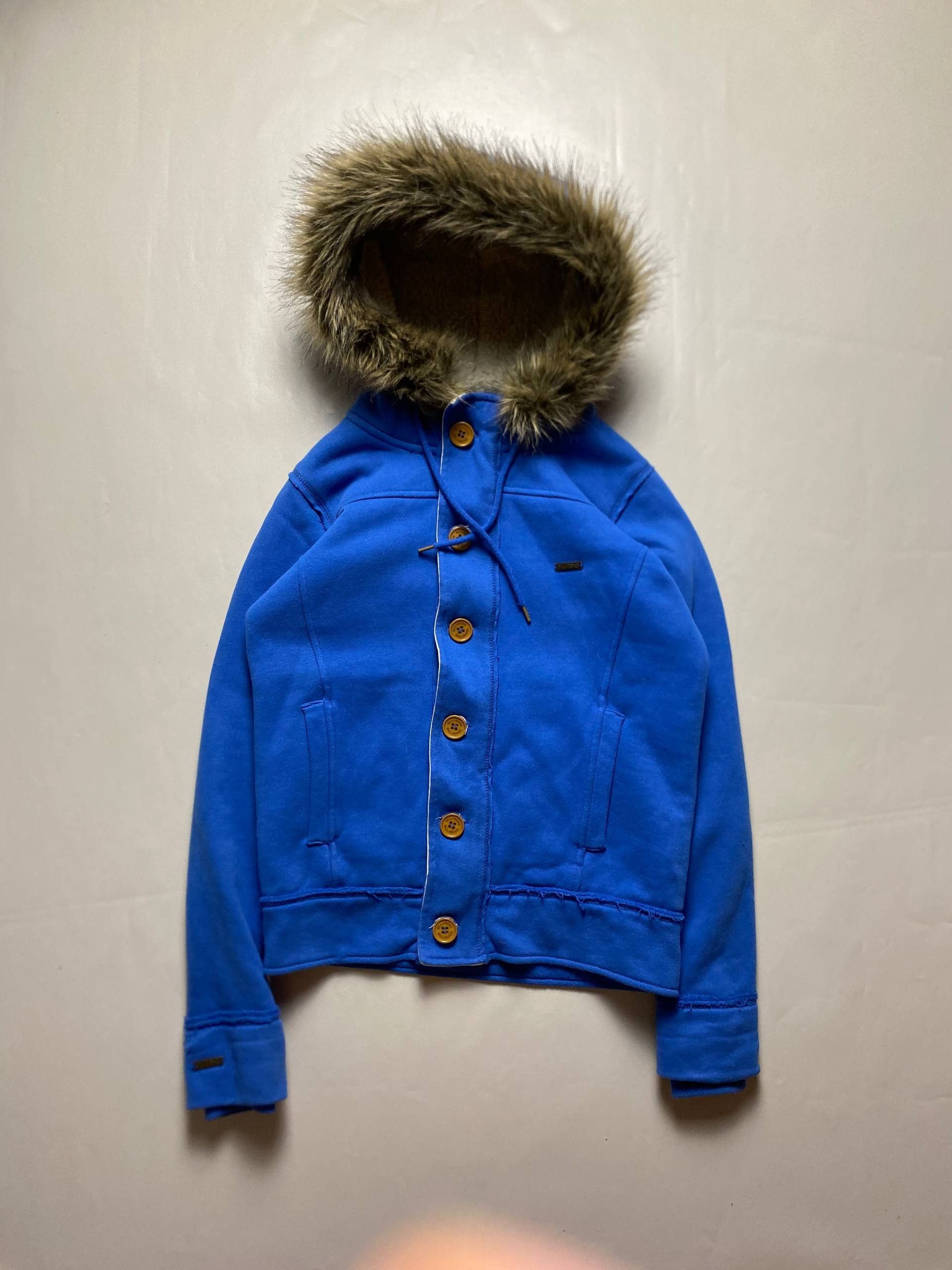 Billabong Vintage Billabong Y2K six was nine fur Zip Hoodie Size US XS / EU 42 / 0 - 1 Thumbnail