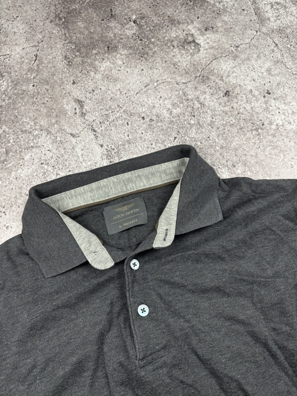 Hackett × Vintage 🏎️ ASTON MARTIN HACKETT LONGSLEEVE RETRO POLO Y2K 90’s Size US M / EU 48-50 / 2 - 2 Thumbnail