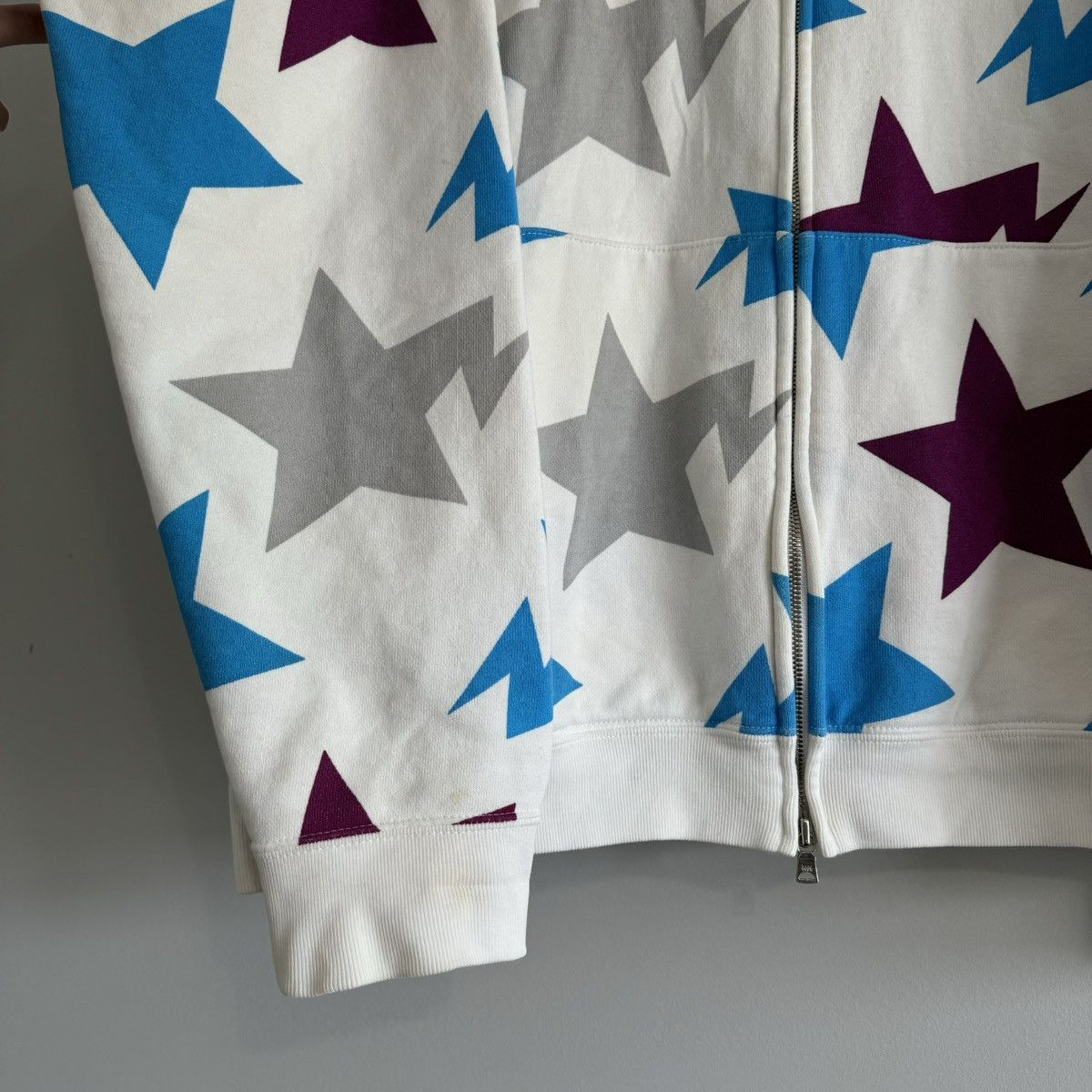 Bape × Nigo RARE Yokohama Sta Pattern Full Zip Hoodie Size US L / EU 52-54 / 3 - 11 Thumbnail