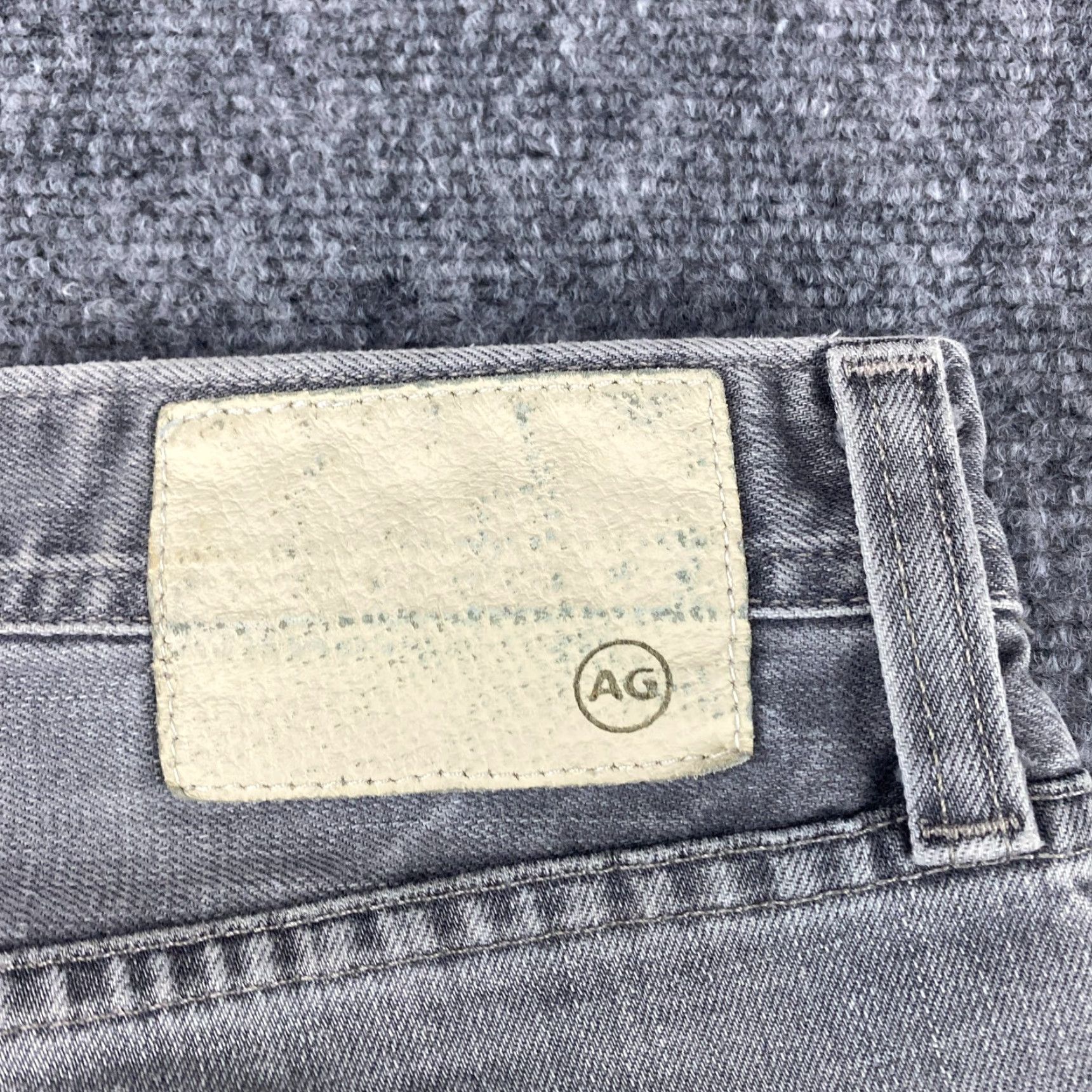 Denime AG Adriano Goldschmeid The Graduate Jeans Mens 32 Gray AG-ED Denim Size US 32 / EU 48 - 7 Thumbnail