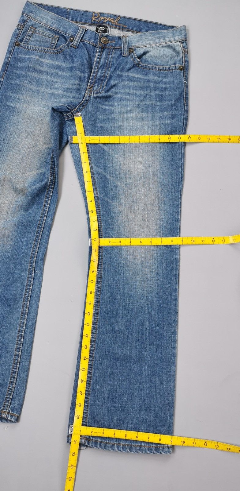 Jean Royal Premium Light Denim Jeans Size US 34 / EU 50 - 10 Thumbnail
