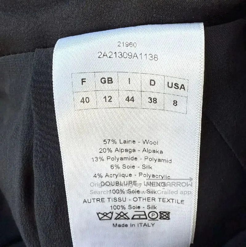 Dior Dior L Size Color Block Wool Skirt . Size 23" - 4 Thumbnail