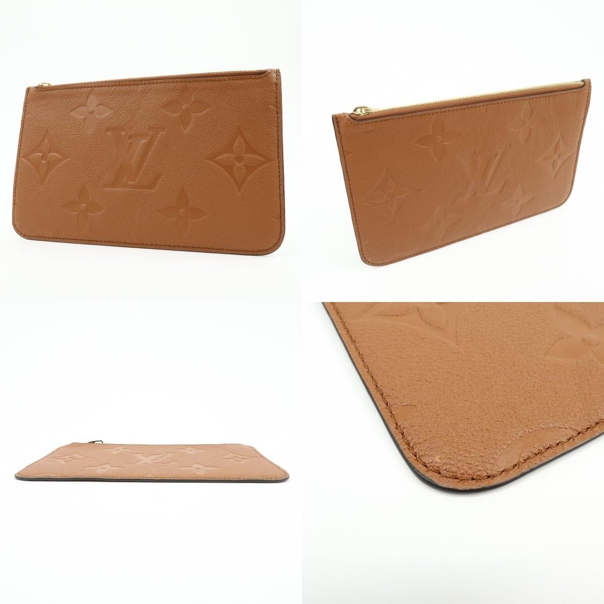 Louis Vuitton Louis Vuitton Monogram Empreinte Pochette Tan Size ONE SIZE - 3 Thumbnail