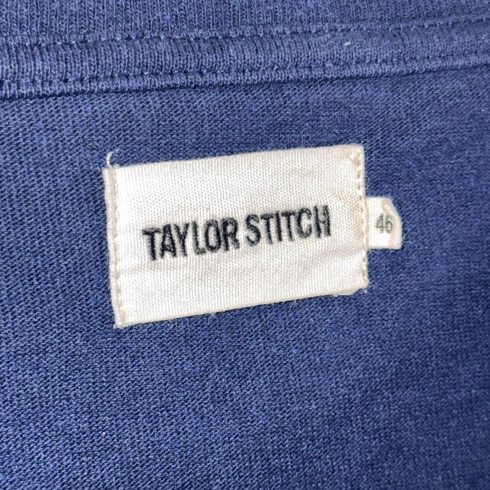 Taylor Stitch Taylor Stitch Henley Shirt Mens Large Navy Blue Long Sleeve Crewneck Casual Size US XXL / EU 58 / 5 - 4 Thumbnail