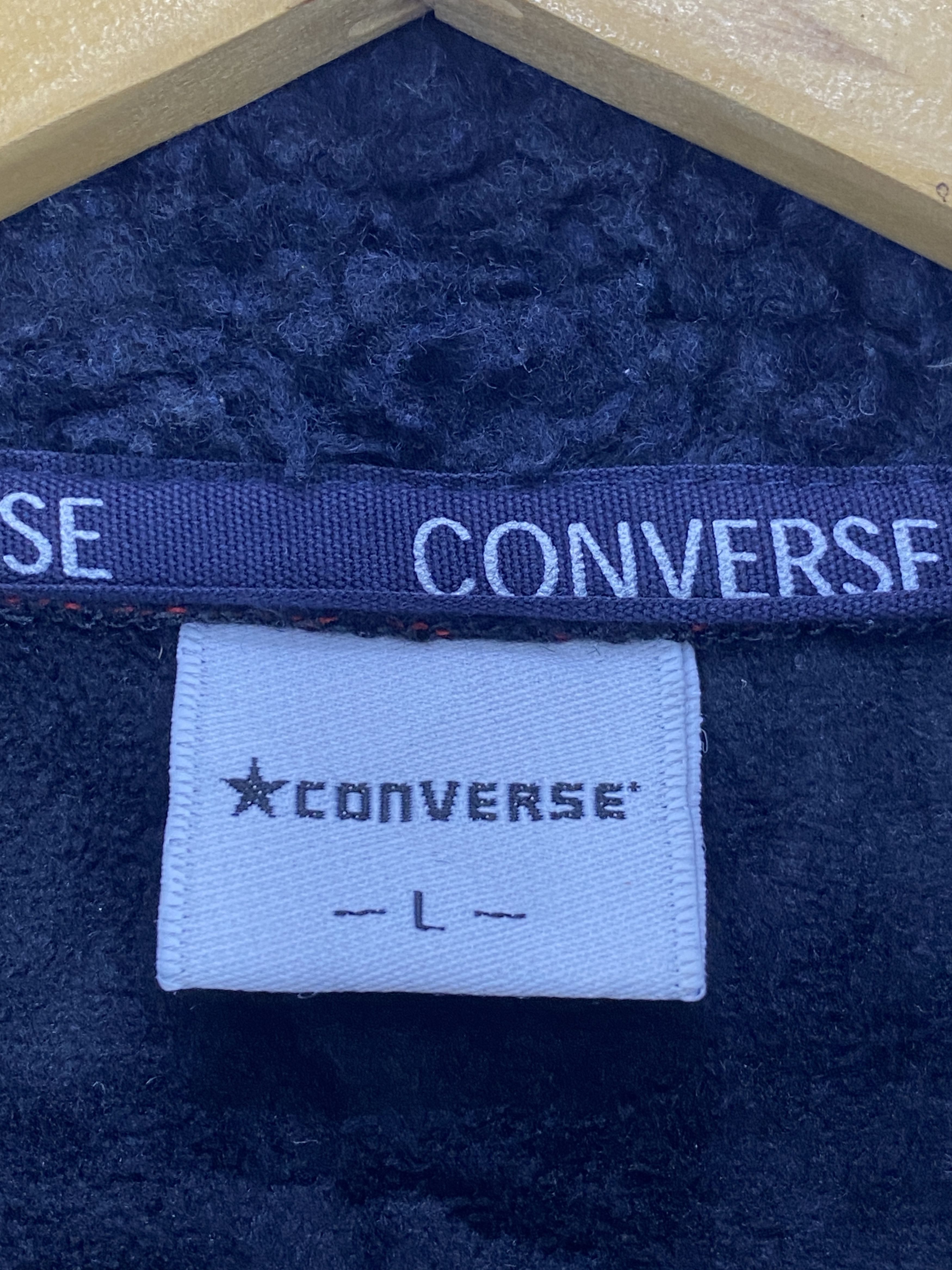 Converse Vintage Converse Fleece Zipper Jacket JA0144 Size US L / EU 52-54 / 3 - 6 Thumbnail
