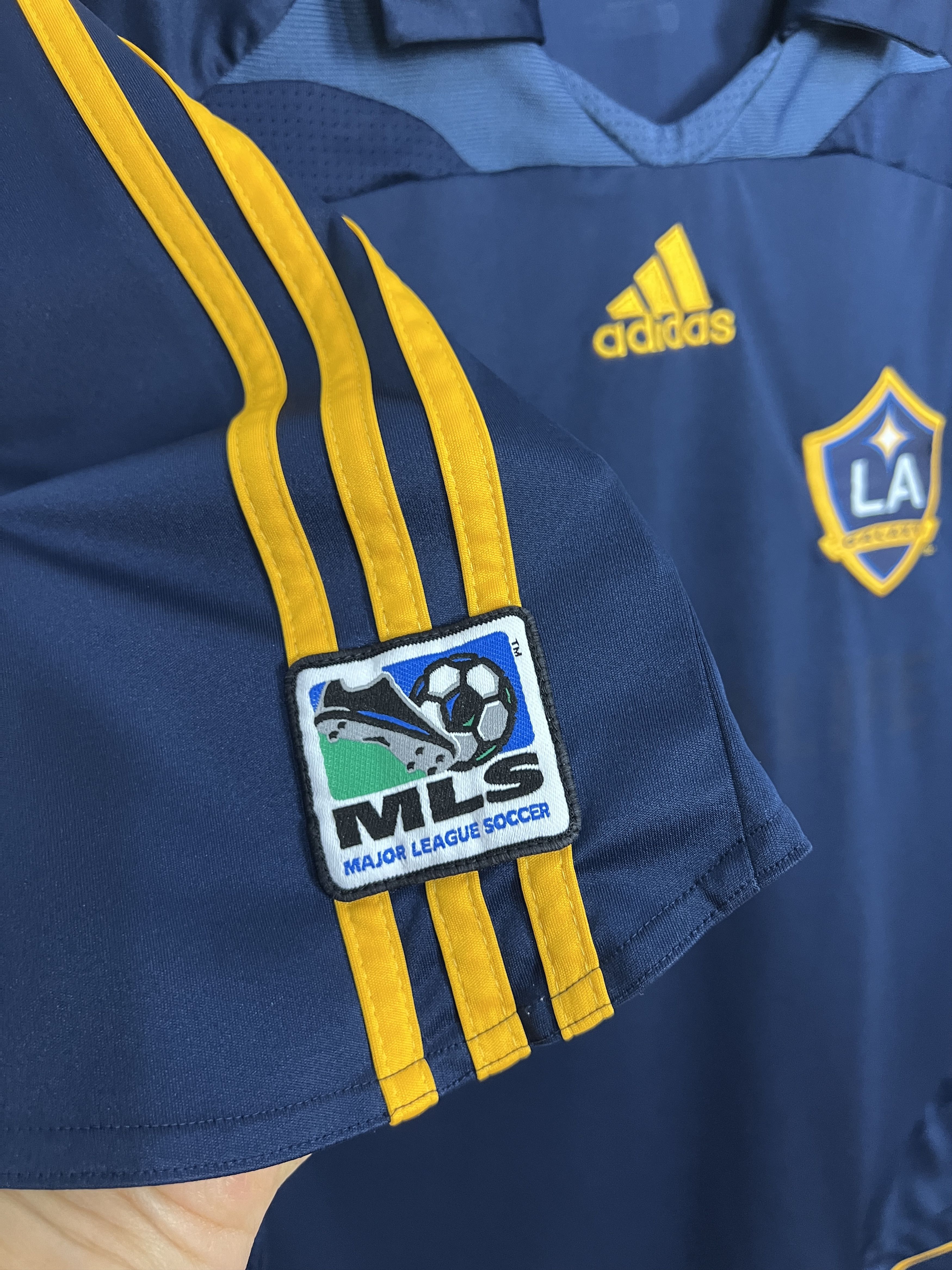 Adidas Los Angeles Galaxy football shirt Soccer #23 Beckham Jersey Size US L / EU 52-54 / 3 - 4 Thumbnail