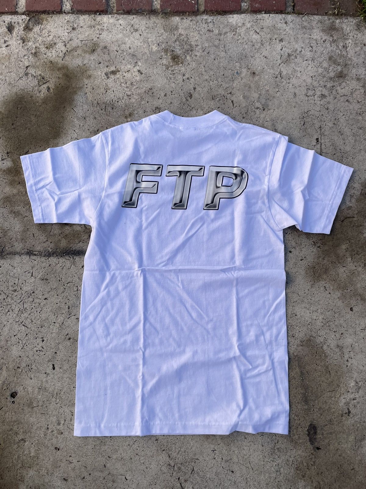 FTP Chrome Logo Tee (White) buy Size XL Brand New