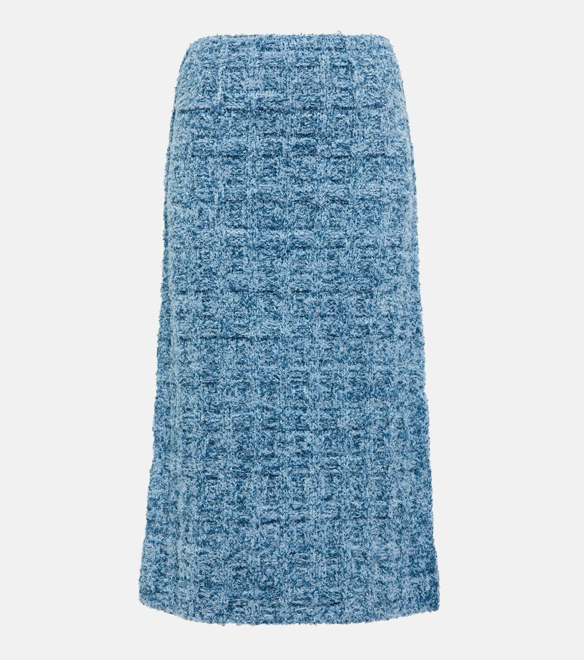 Maison Margiela o1y0625 Midi Skirt in Sky Blue Size 27" / US 4 / IT 40 - 1 Thumbnail