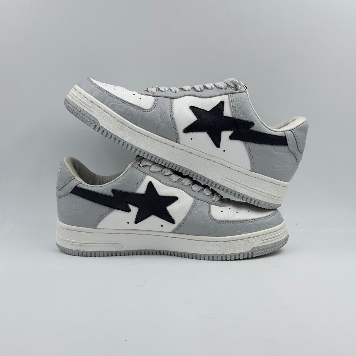 Bape A Bathing Ape Bapesta Grey/Black 2021 Size US 10 / EU 43 - 7 Thumbnail