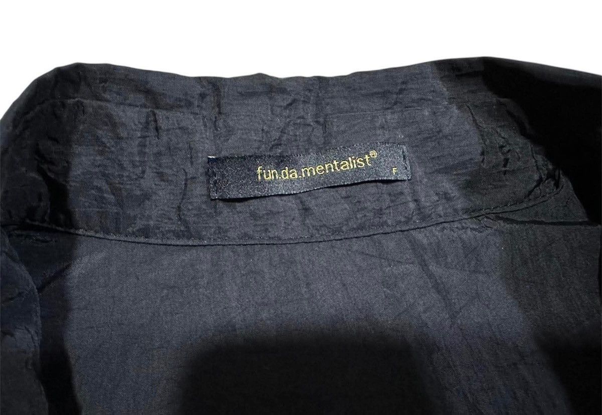 Japanese Brand × Seditionaries 🔥Sick Y2K Fun.da.mentalist Nylon Shirt Goth Punk Size US XL / EU 56 / 4 - 3 Thumbnail