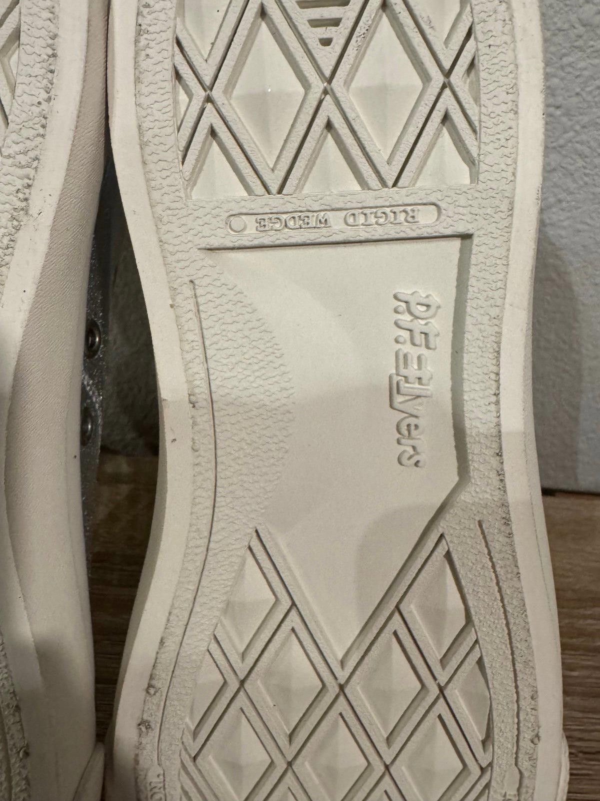 P.F. Flyers P.F Flyers Silver All American Hi Top Leather M 7.5/W 9 Size US 9 / IT 39 - 9 Thumbnail