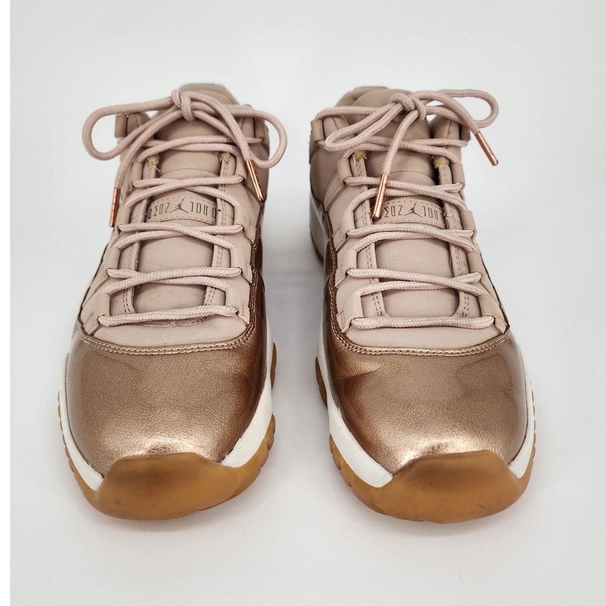 Nike Jordan 11 Retro Low Rose Gold Sneakers Women's Size 9.5 Size US 9.5 / IT 39.5 - 4 Thumbnail