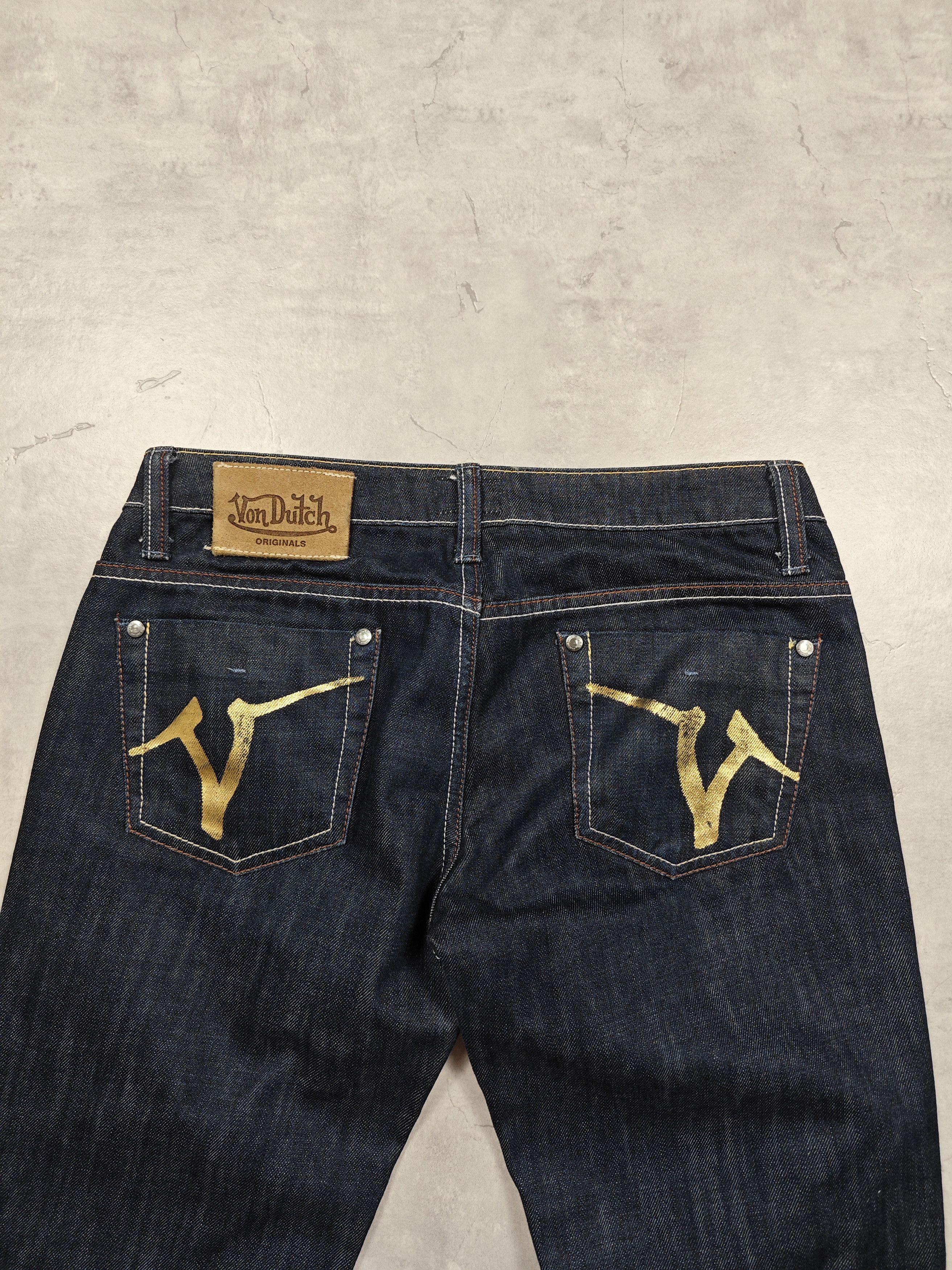 Von Dutch Von Dutch Vintage Y2K Jeans Size 27" / US 4 / IT 40 - 6 Thumbnail