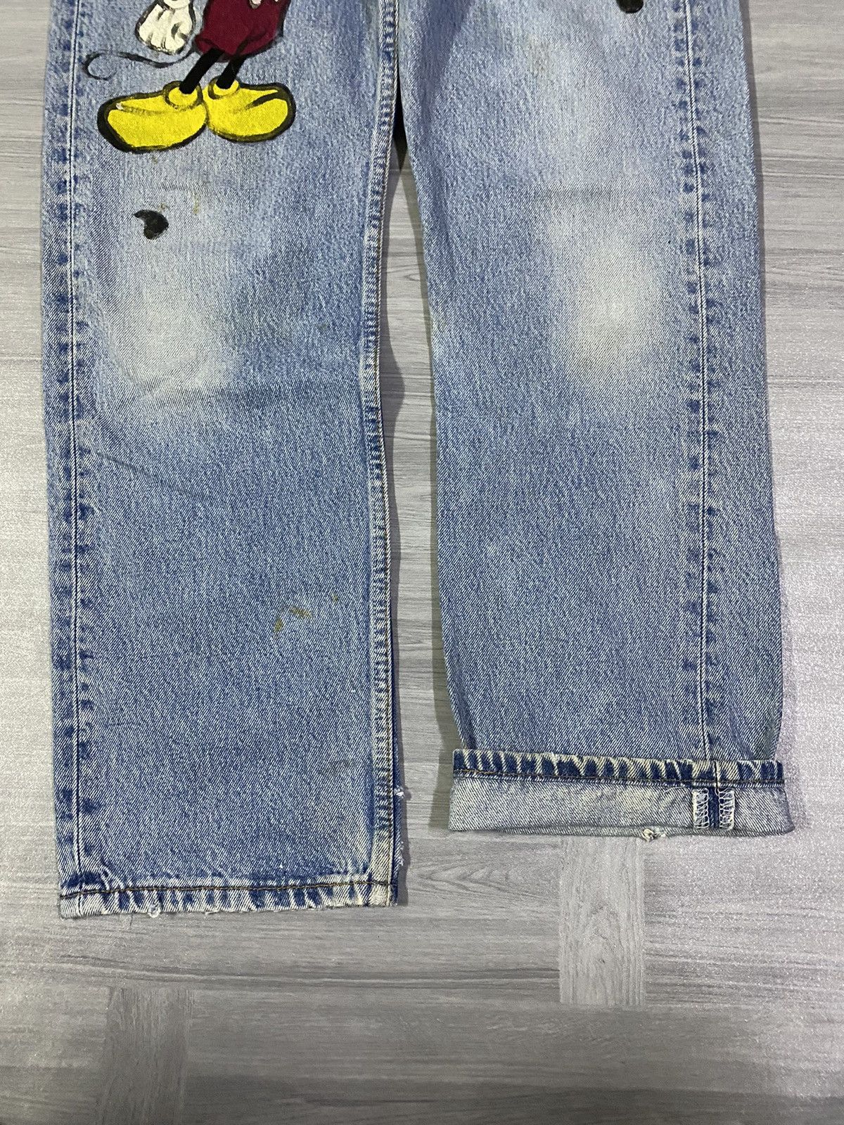 Levi's Vintage 90s Levi’s 501 Jeans X Mickey Mouse Size US 32 / EU 48 - 6 Thumbnail