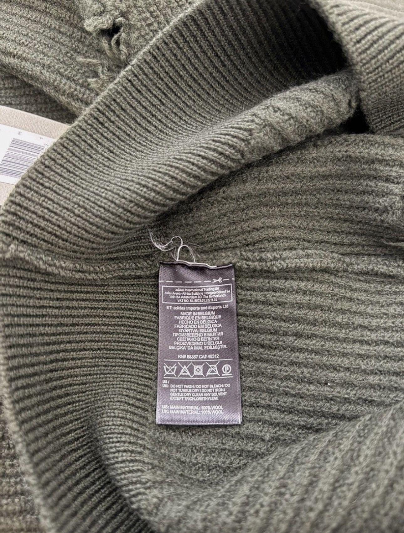 Yeezy Yeezy Season 1 Destroyed Sweater Size US XXS / EU 40 - 4 Thumbnail