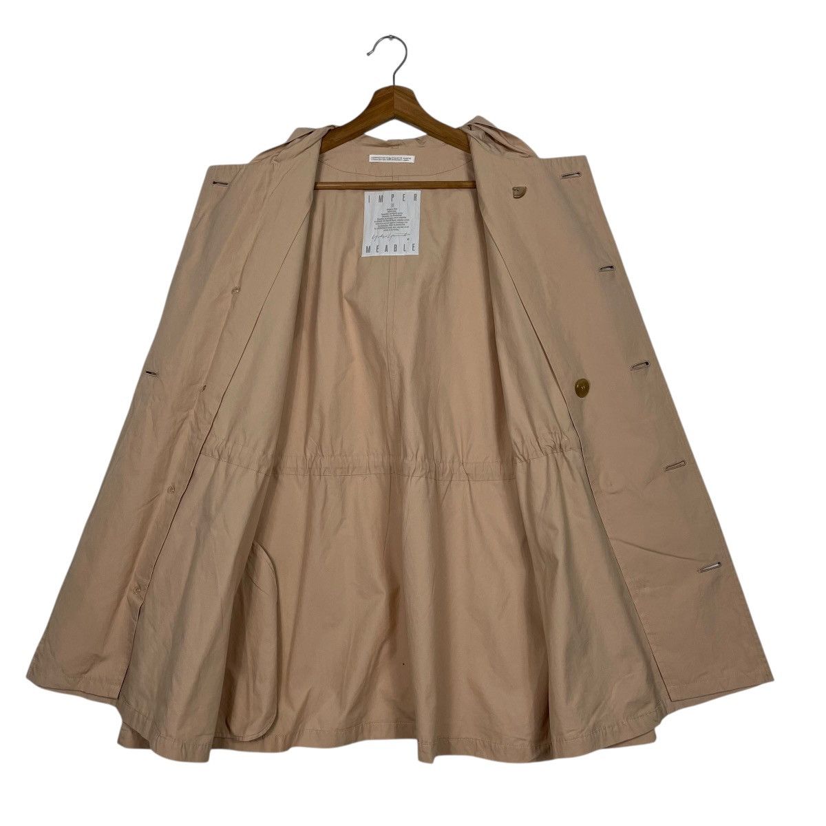 Yohji Yamamoto Yohji Yamamoto Imper Meable Hooded Coat Size M / US 6-8 / IT 42-44 - 12 Thumbnail