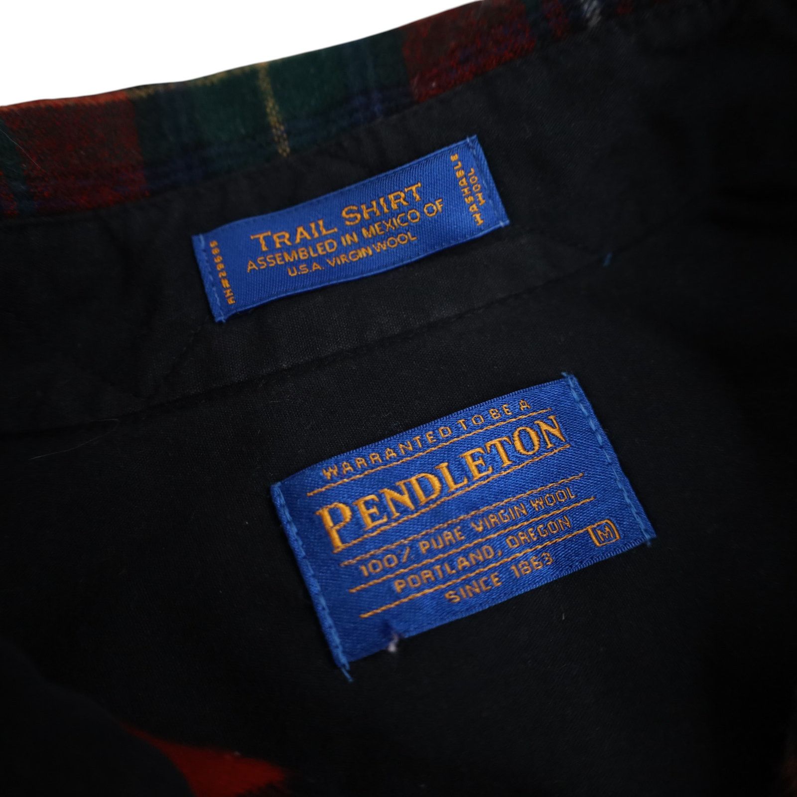 Pendleton × Vintage Pendleton %100 Wool Flannel Boyd Tartan Trail Shirt Size US M / EU 48-50 / 2 - 6 Thumbnail