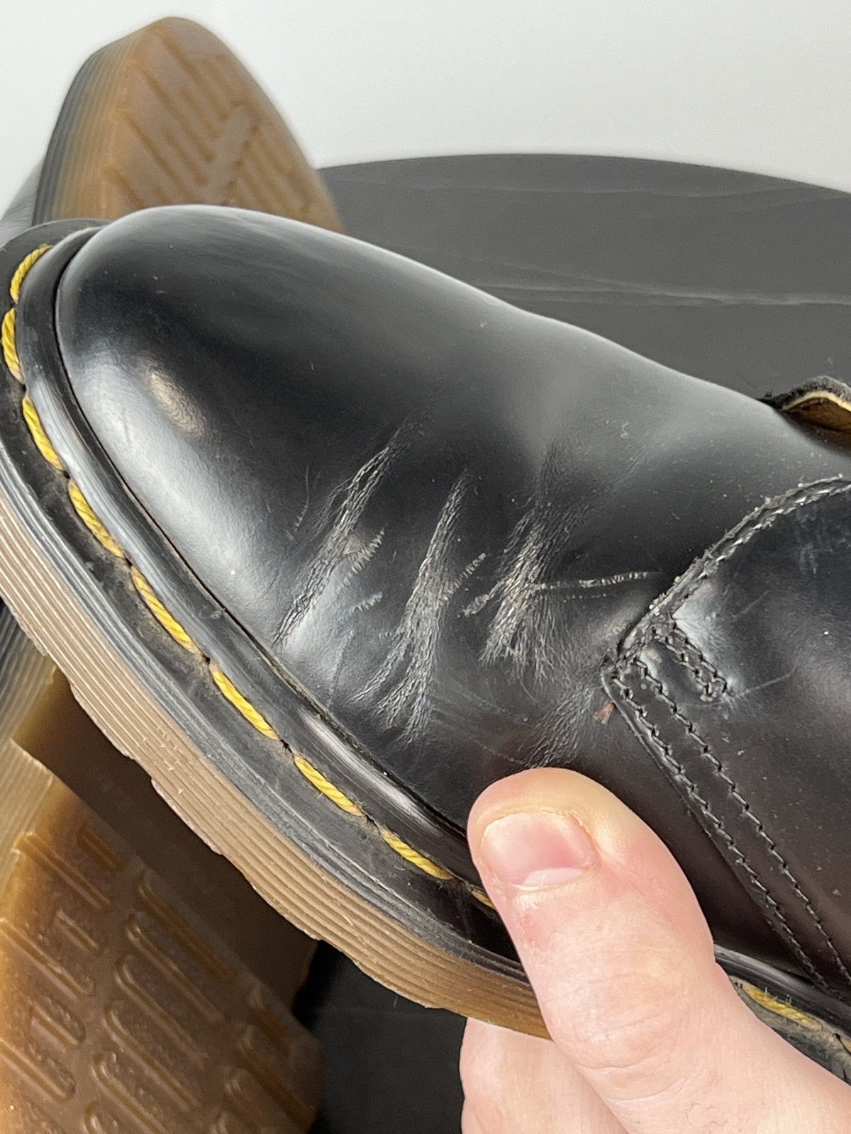 Dr. Martens × Vintage Dr. Martens England 1461 Leather Oxford Shoes Boots (Y0486) Size US 6.5 / IT 36.5 - 7 Thumbnail