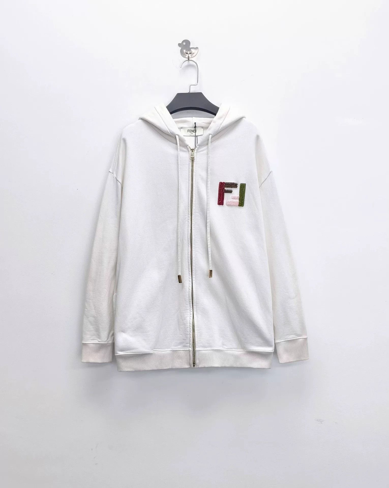 Fendi Fendi Valentine Limited Double F Sequin Hoodie Size US M / EU 48-50 / 2 - 1 Thumbnail