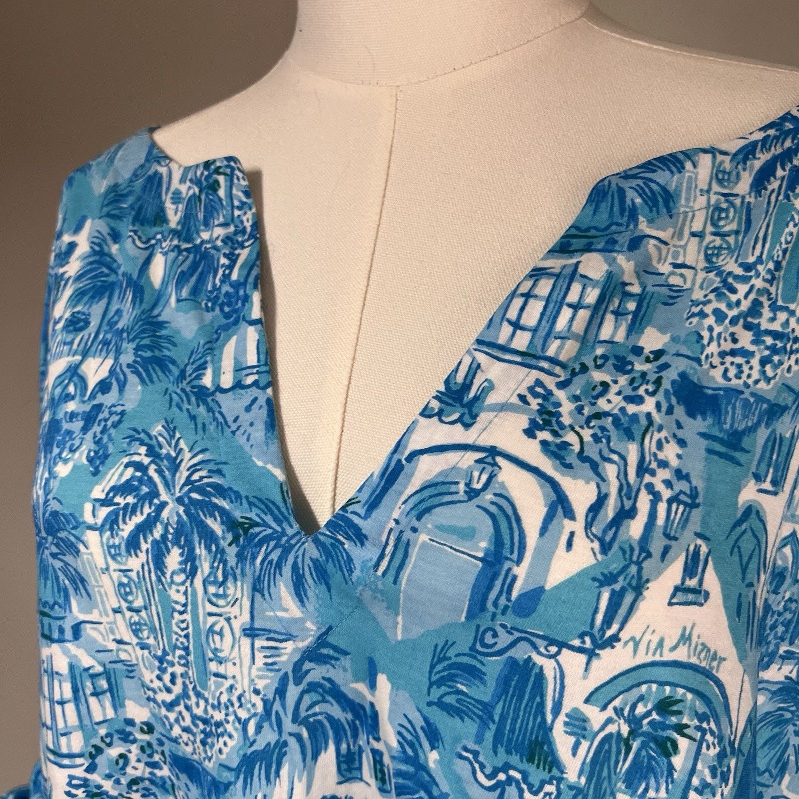 Lilly Pulitzer NWT Lilly Pulitzer XL Easley Dress Sunny State Of Mind Size XL / US 12-14 / IT 48-50 - 5 Thumbnail