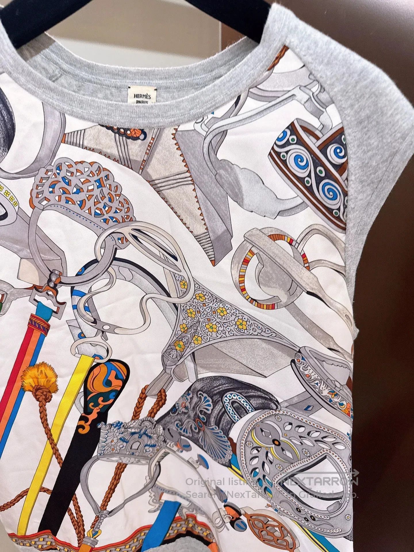 Hermes HERMES Silk Printed Knit Vest. Size US S / EU 44-46 / 1 - 2 Thumbnail