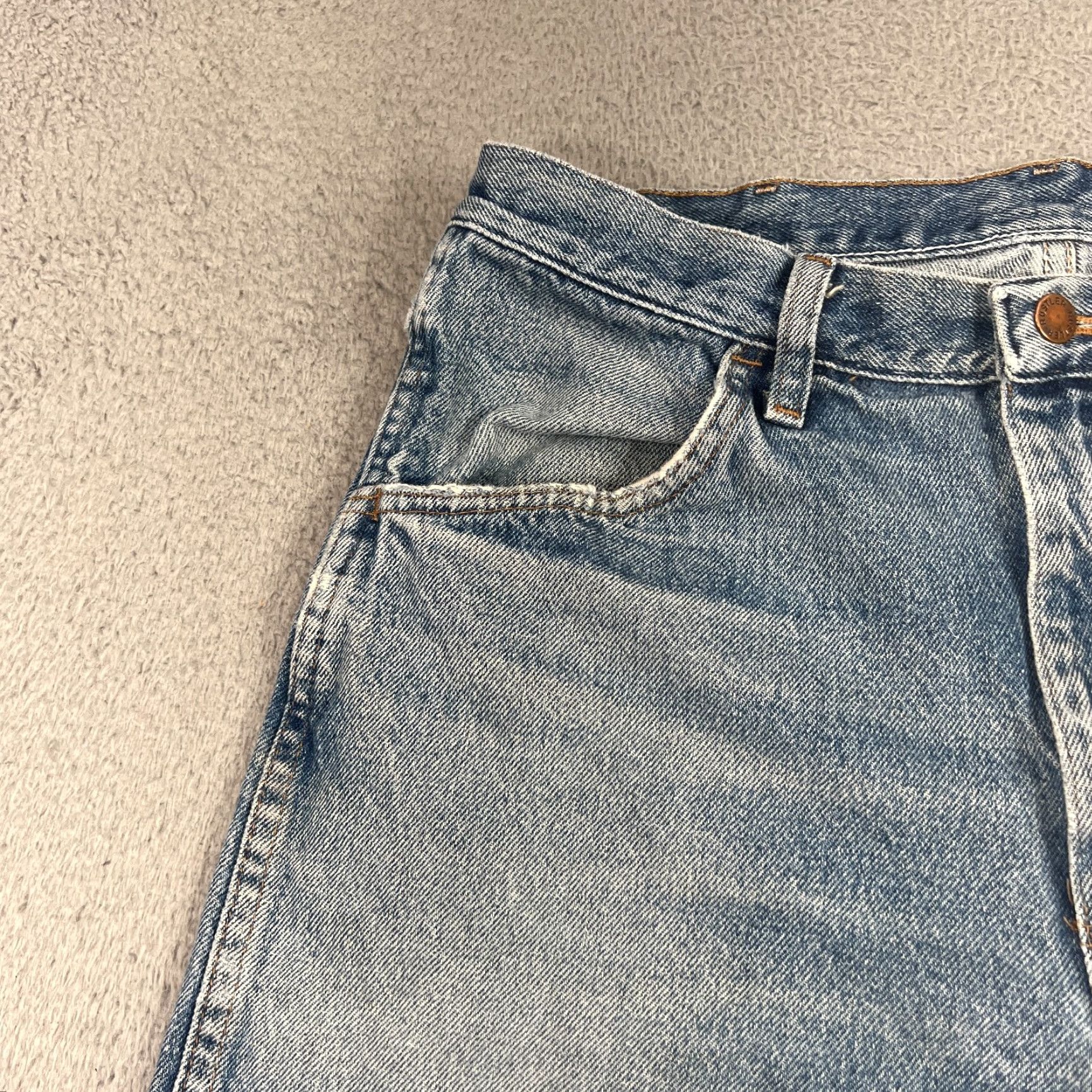Denime Rustler Blue Bermudas 34" Cut Off Shorts Denim Jorts Casual Beach Outdoor Mens Size US 34 / EU 50 - 4 Thumbnail