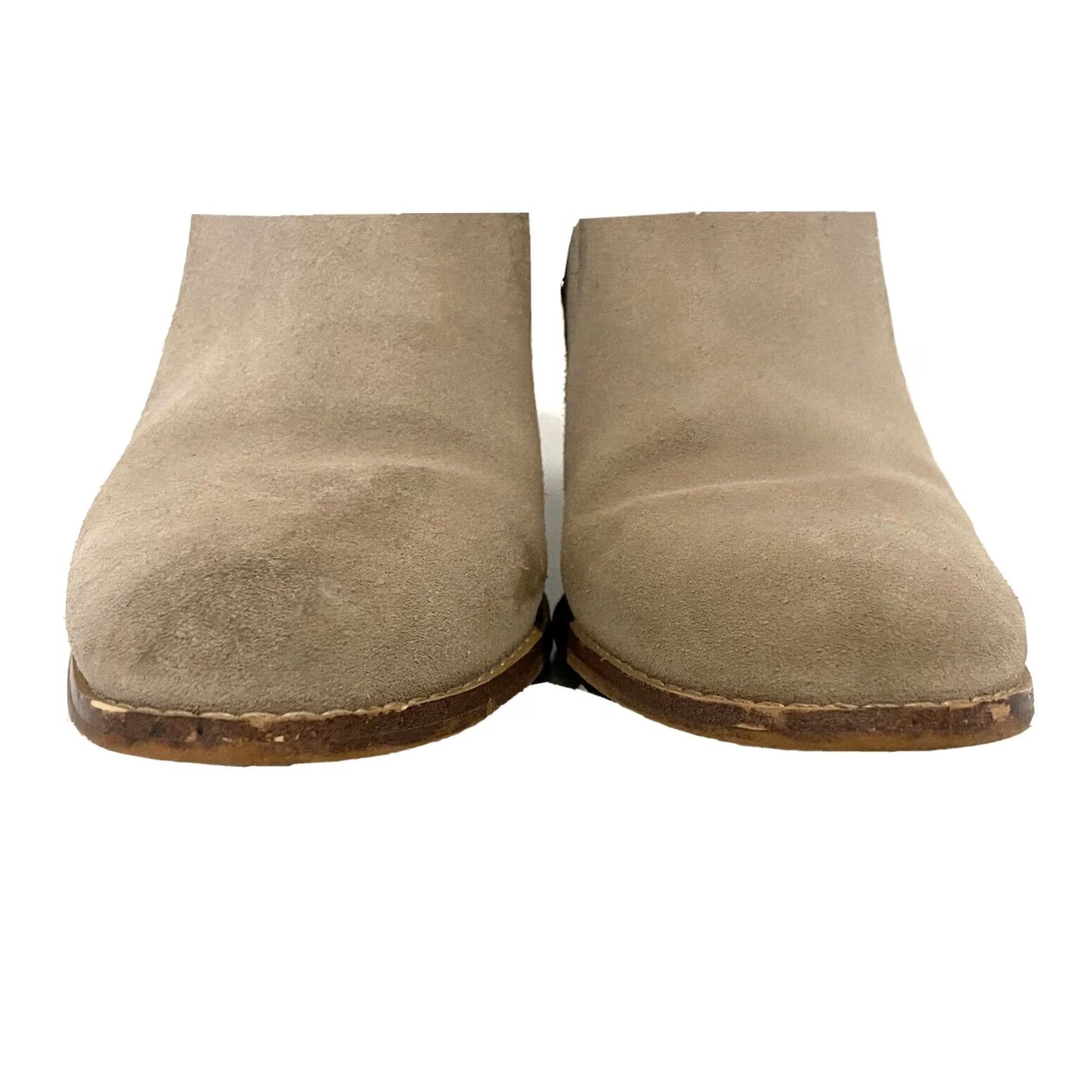 Marc Fisher VINTAGE Marc Fisher Women’s Bootie Booties Beige Suede Leather Block Heels Sz 10 M Womens Boots Size US 10 / IT 40 - 7 Thumbnail