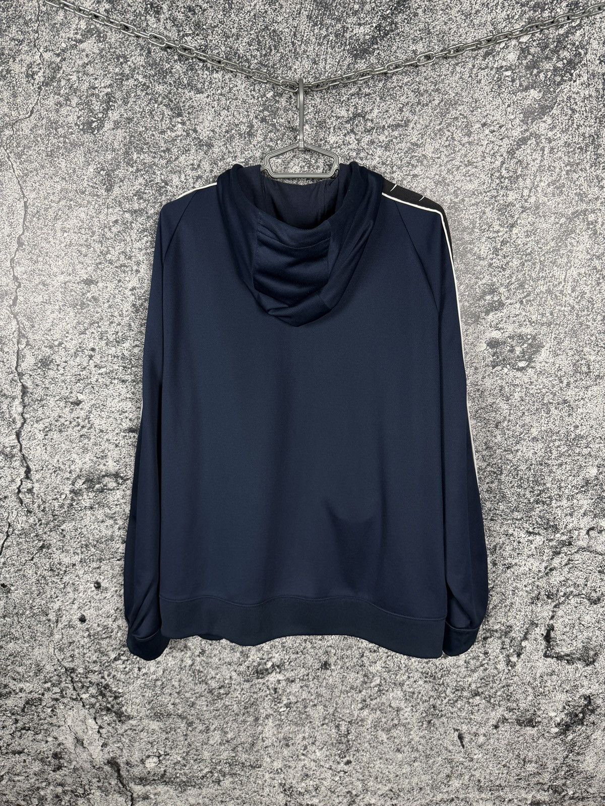 Nike Nike Swoosh Tape Full Zip Hoodie Sportswear Navy Blue XL Size US XL / EU 56 / 4 - 10 Thumbnail