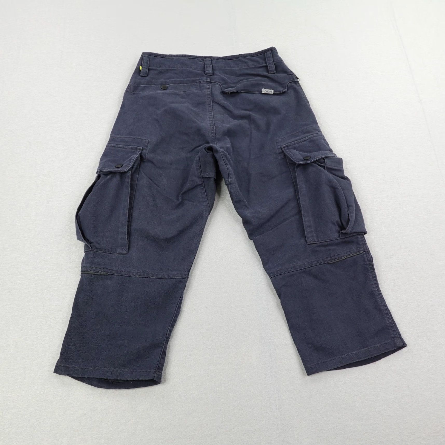 Vintage Chrome Industries Pants Mens 28 Dark Blue Capri Cargo Flexible Utility Outdoors Size US 28 / EU 44 - 5 Thumbnail