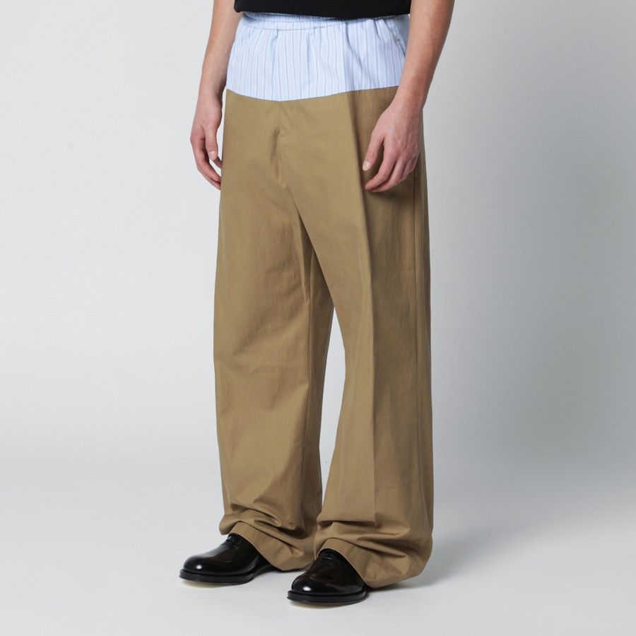 Dries Van Noten o1d2blof0226 Trousers in Beige Size US 30 / EU 46 - 3 Thumbnail
