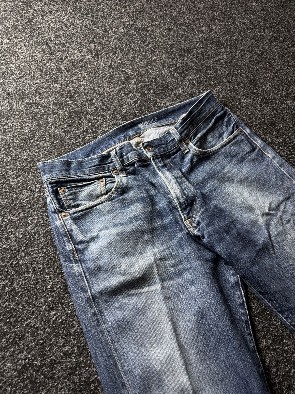 Uniqlo Japanese 00s Y2K UNIQLO Selvedge Regular Fit Jeans Size US 32 / EU 48 - 7 Thumbnail