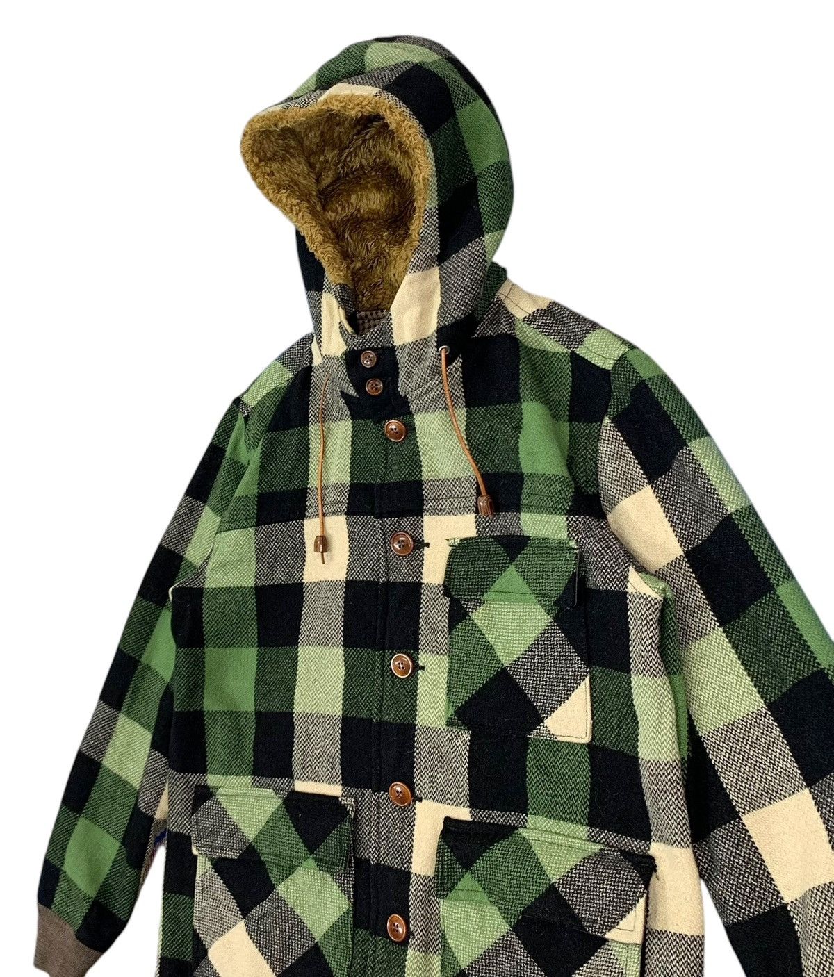 Japanese Brand × Vintage VINTAGE BACK ALLEY OLD BOYS TARTAN HOODIE JACKET Size US M / EU 48-50 / 2 - 5 Thumbnail