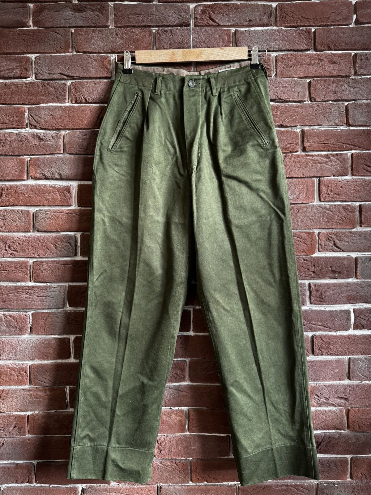 Vintage Rare Vintage 1962 60s Swedish Military Pants Kanye Travis Size US 30 / EU 46 - 1 Thumbnail