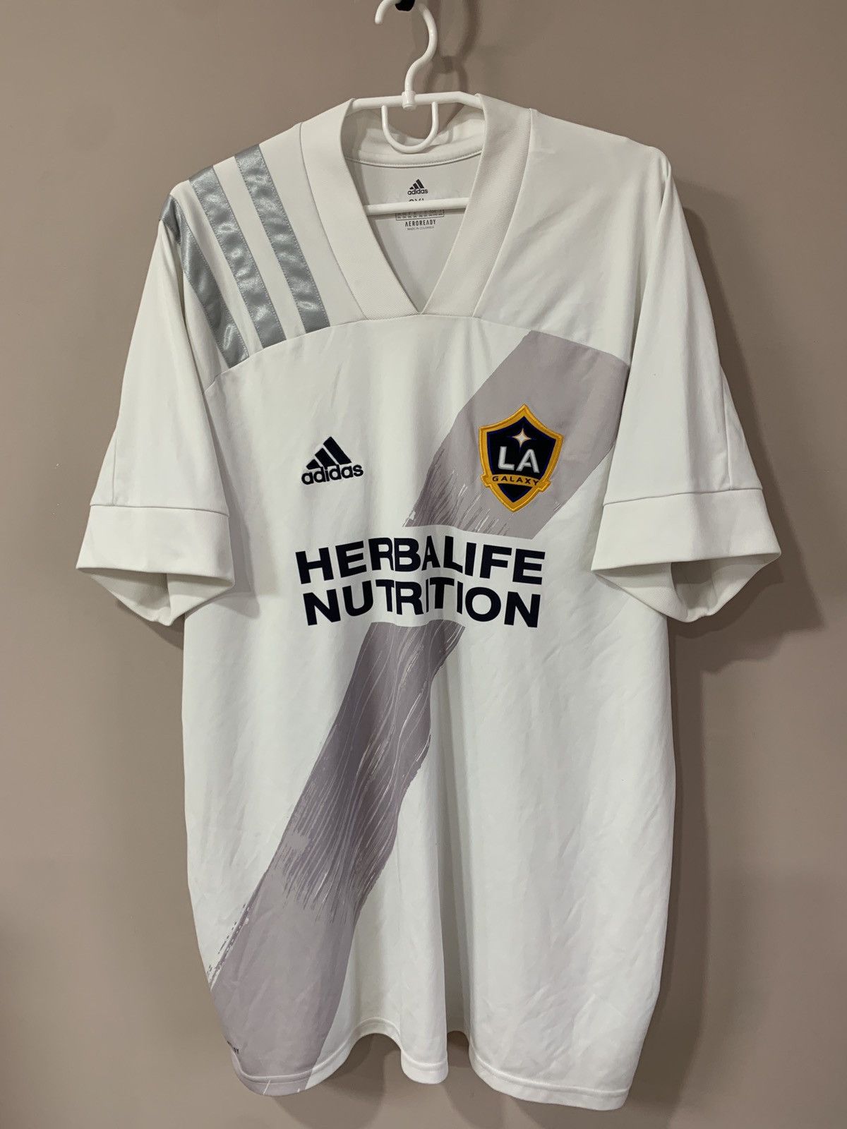 Adidas LA Galaxy 20/22 Home Football Shirt Adidas Soccer Jersey XXL Size US XXL / EU 58 / 5 - 1 Thumbnail