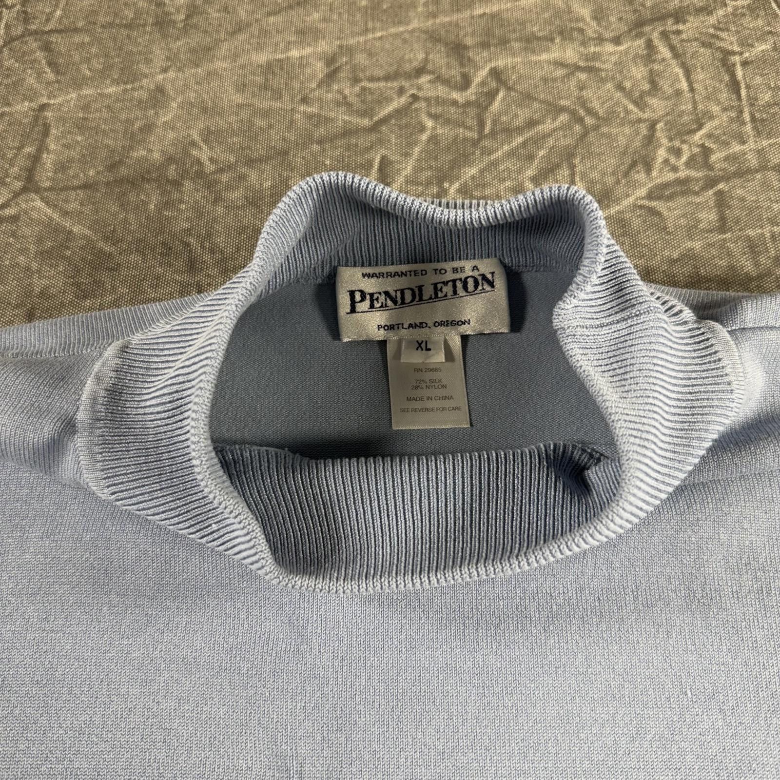 Pendleton Pendleton Sweater Women's XL Blue Turtleneck Long Sleeve Size XL / US 12-14 / IT 48-50 - 2 Thumbnail