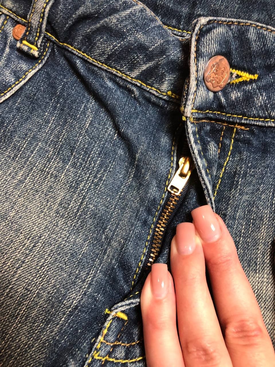 Evisu Vintage Evisu Flared Denim Jeans Size 30 Size 30" / US 8 / IT 44 - 9 Thumbnail