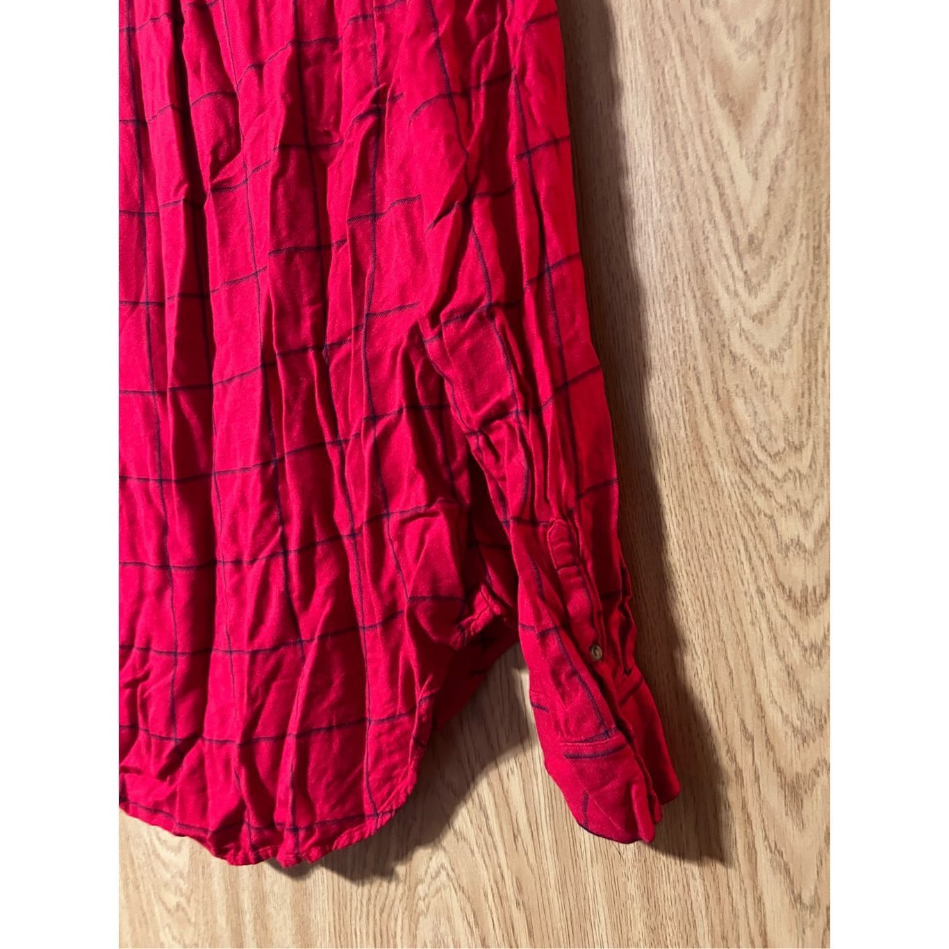 Other A New Day Red Plaid Button Up Top Woman’s Size Medium Size M / US 6-8 / IT 42-44 - 6 Thumbnail