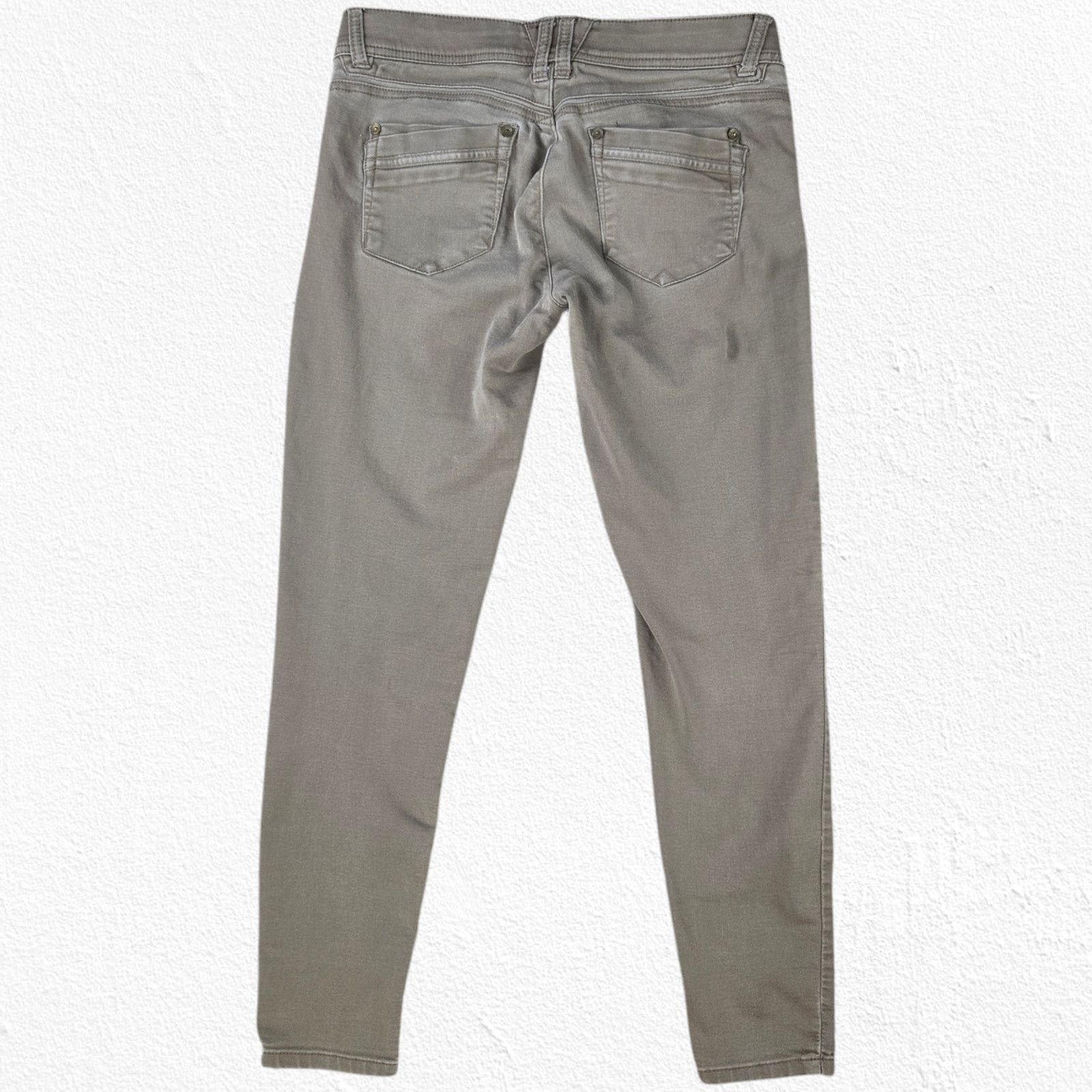 Other Democracy Tan "Ab"Solution Low Rise Skinny Leg Jeans Size 2 Size 26" / US 2 / IT 38 - 7 Thumbnail