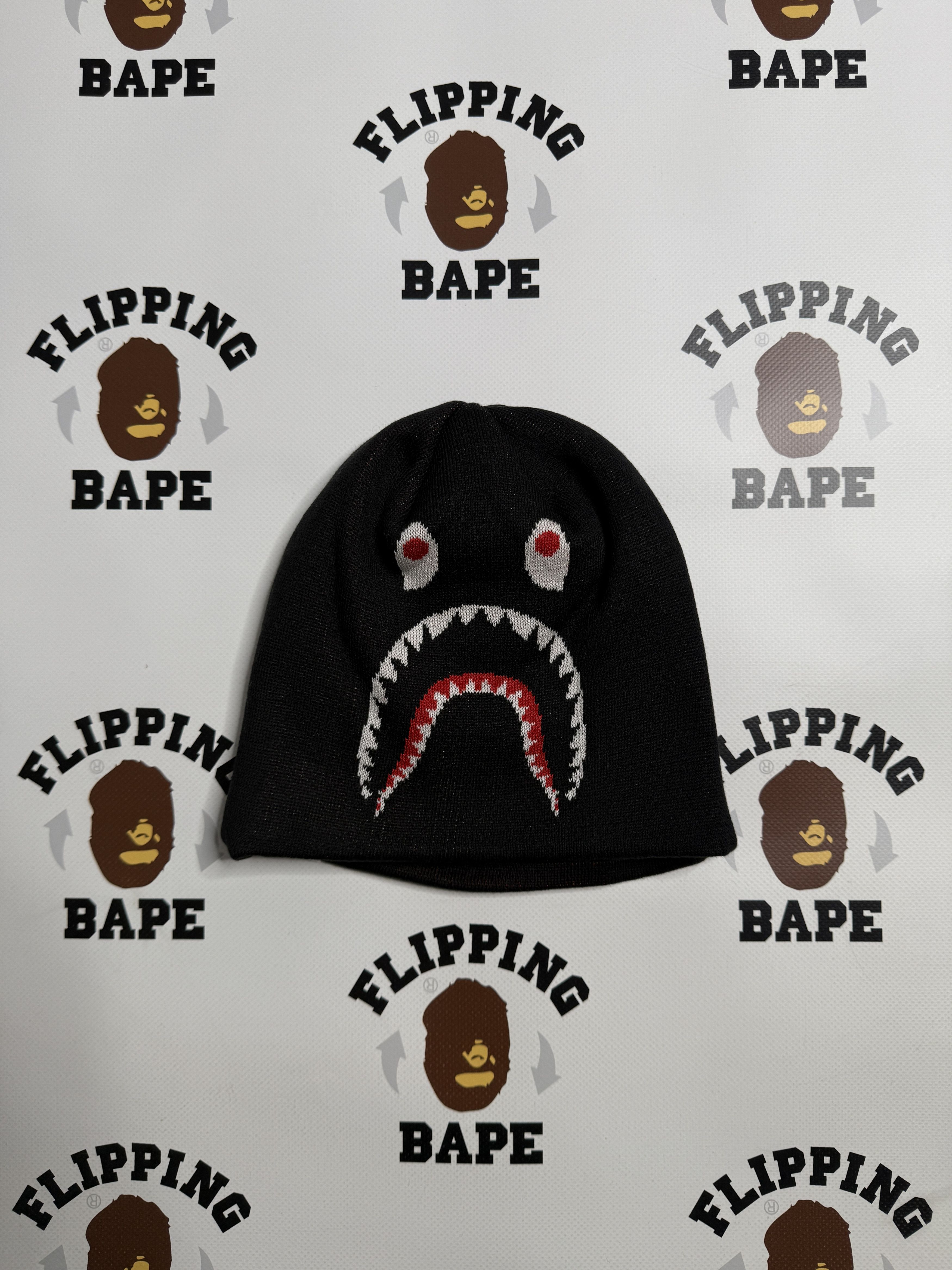 Bape 2ND SHARK KNIT CAP Size ONE SIZE - 6 Thumbnail