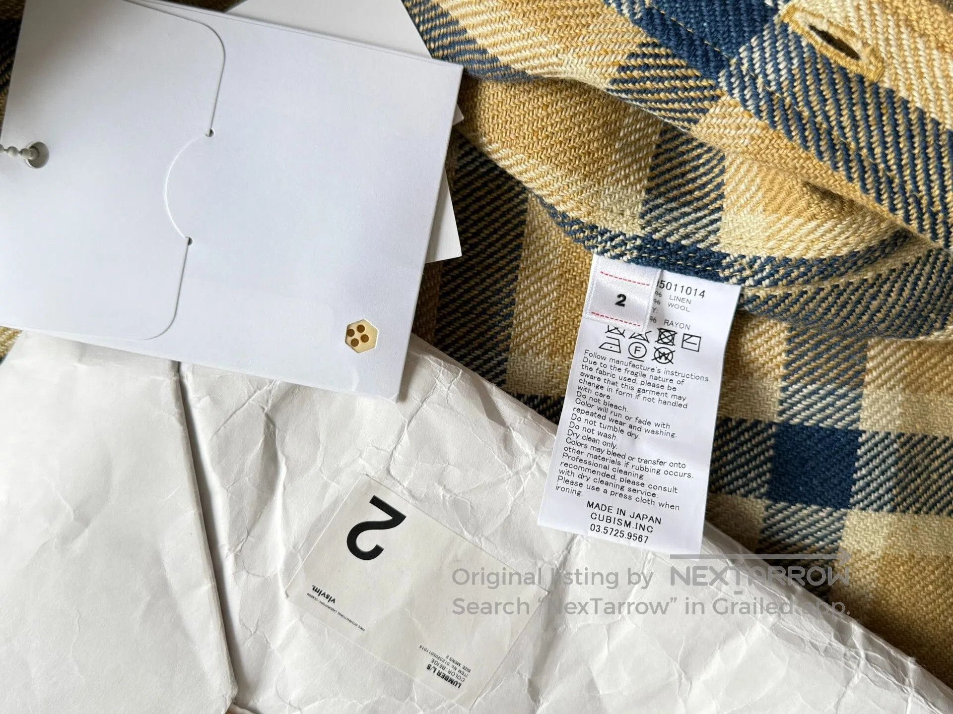 Visvim VISVIM Lumber Long Sleeve Check Shirt. Size US M / EU 48-50 / 2 - 9 Thumbnail