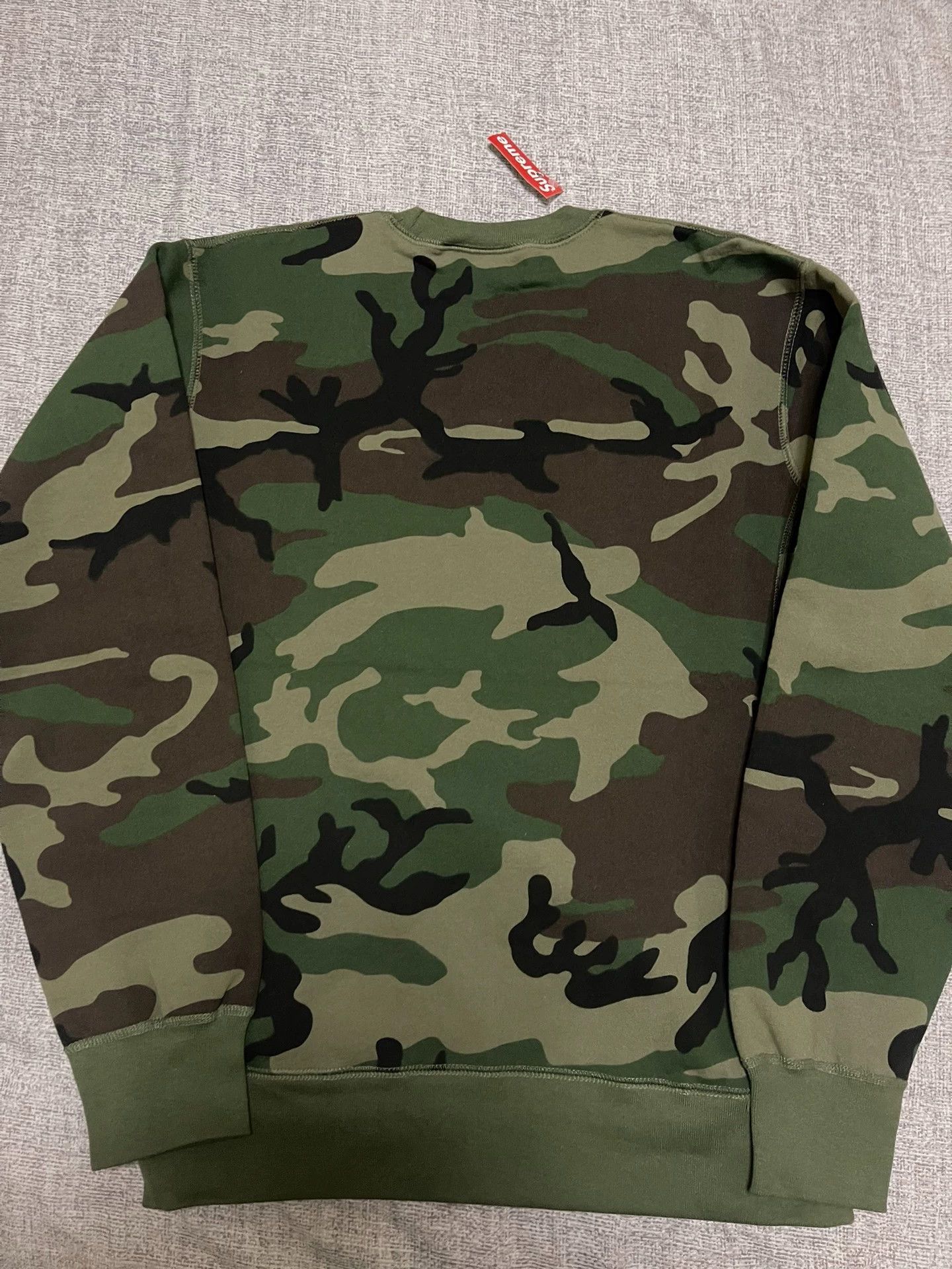 Supreme Supreme FW15 Woodland Camo Box Logo Crewneck L New With Tags Size US L / EU 52-54 / 3 - 2 Thumbnail