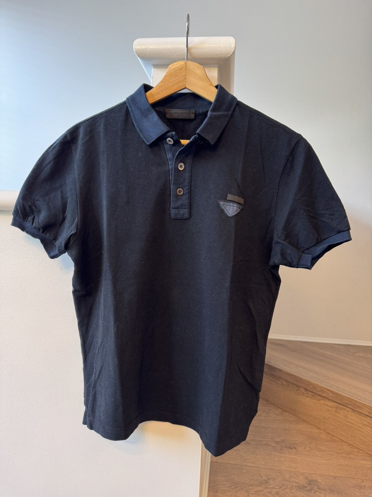Prada Black Prada Polo Size US S / EU 44-46 / 1 - 1 Thumbnail