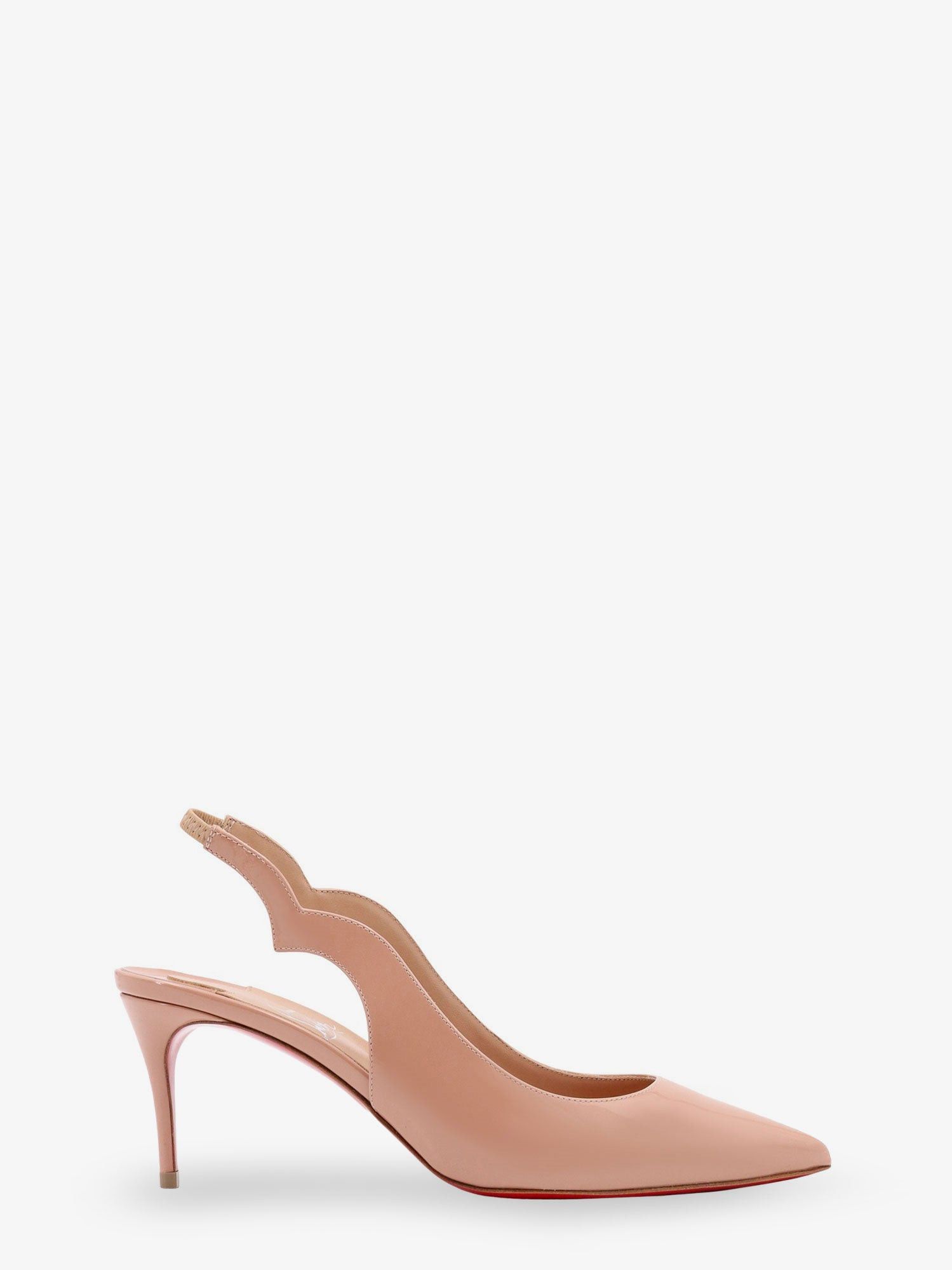 Hot Chick Patent Leather Slingback Decollete