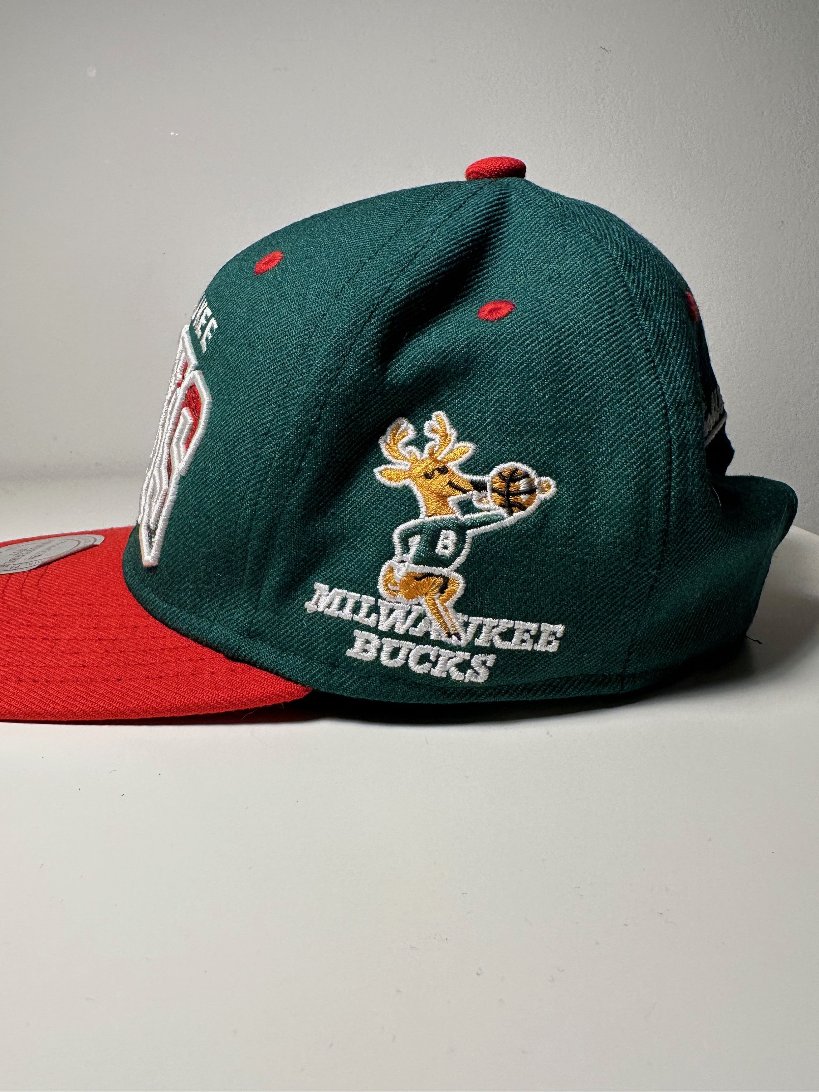 Mitchell & Ness Mitchell & Ness NBA Milwaukee Bucks Hardwood Classics Cap Size ONE SIZE - 2 Thumbnail