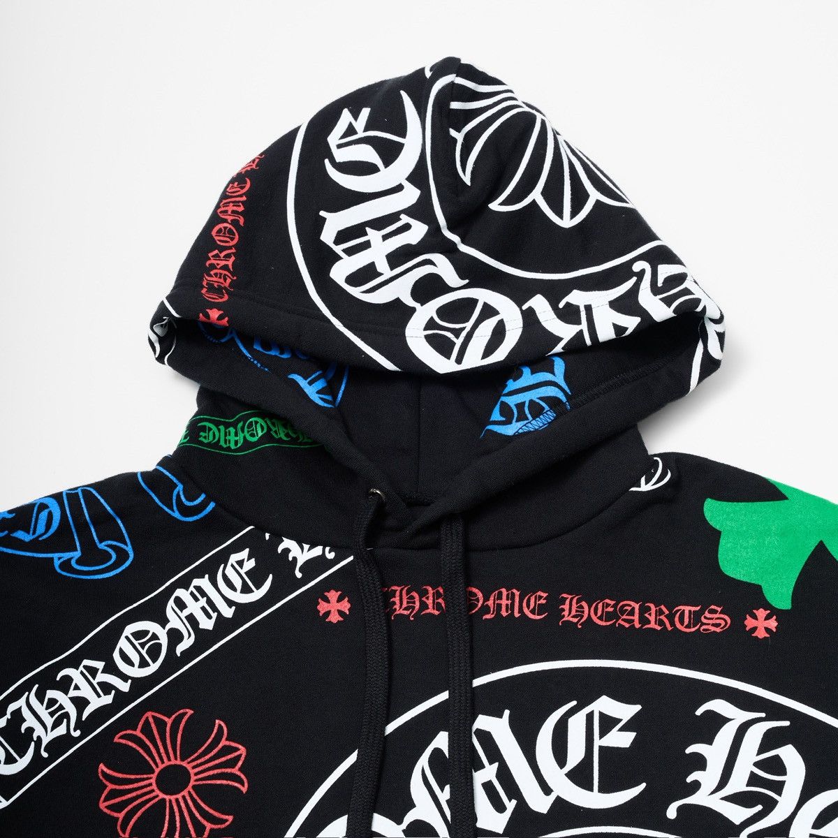 Chrome Hearts CHROME HEARTS STENCIL HOODIE BLACK Size US S / EU 44-46 / 1 - 2 Thumbnail