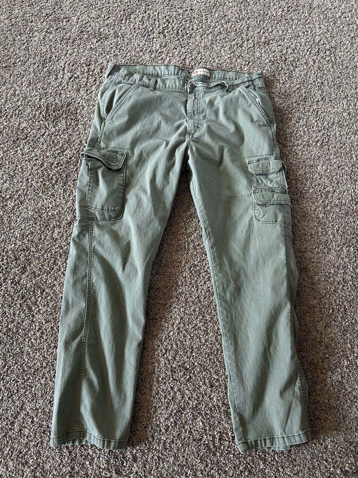 Vintage Lace-Up Cargo Pants