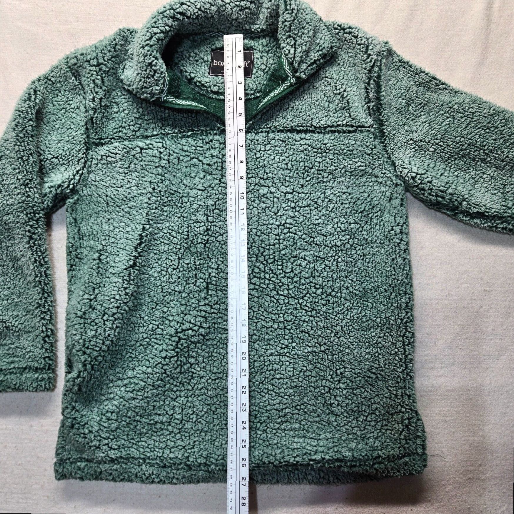 Vintage Boxercraft Women's Green Sherpa Jacket Coat Long Sleeve Medium Adult Size M / US 6-8 / IT 42-44 - 6 Thumbnail