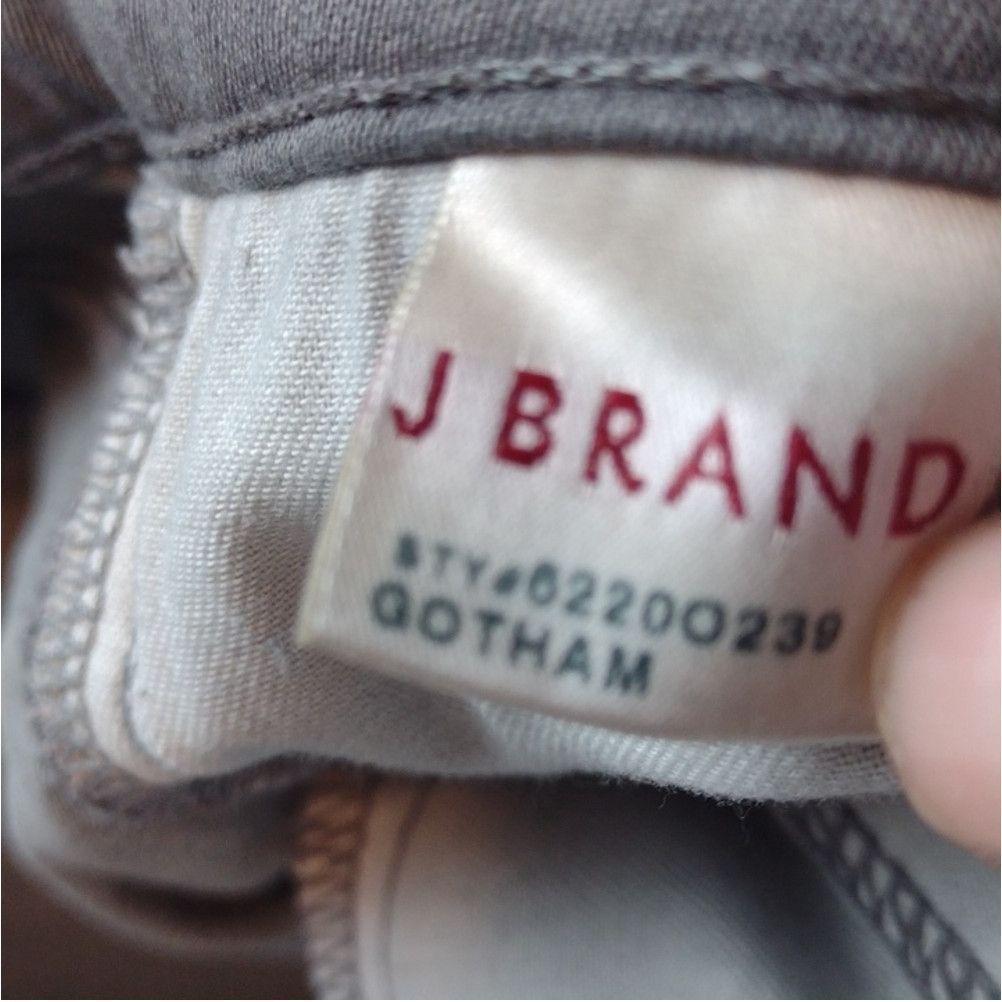 J Brand J BRAND Gotham Gray Zipped Ankle Jeans 26 - Size 27" / US 4 / IT 40 - 5 Thumbnail
