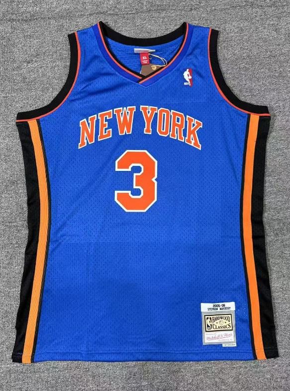3 Stephon Marbury Jersey New York Knicks Jersey
